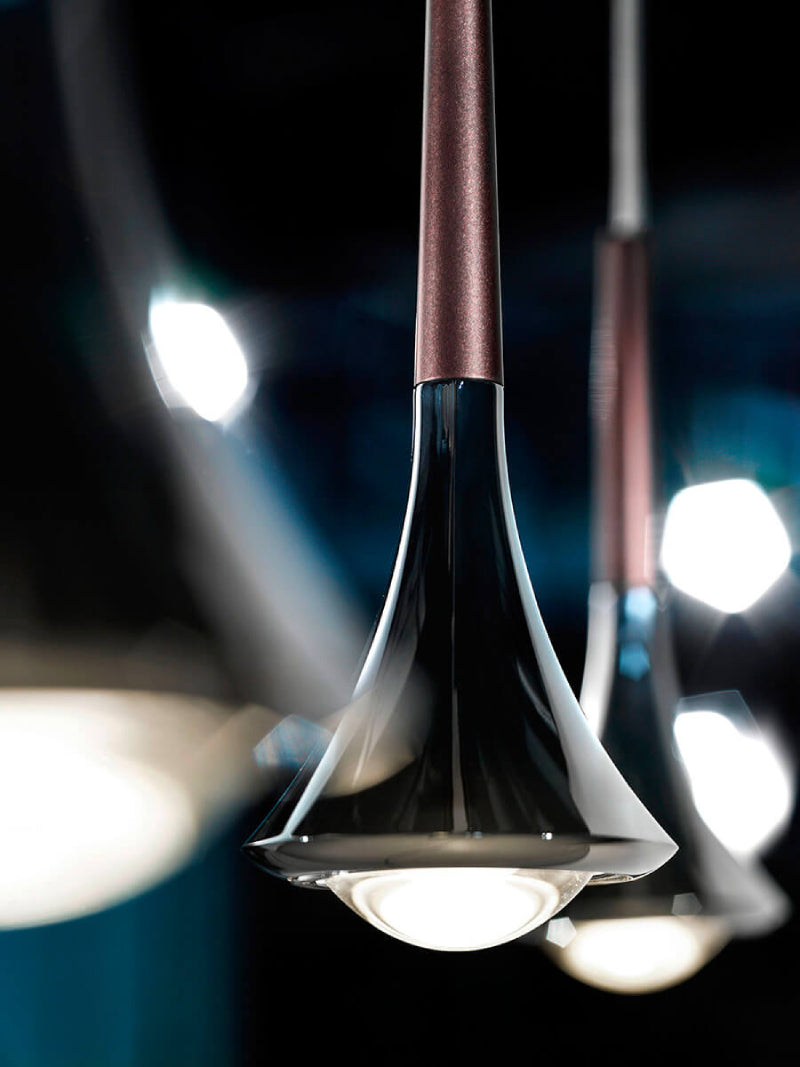 Lodes 15621 Rain 1-lt 3" LED Pendant with Single Canopy