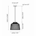 Bover Soft S/30 1-lt 12" LED Pendant