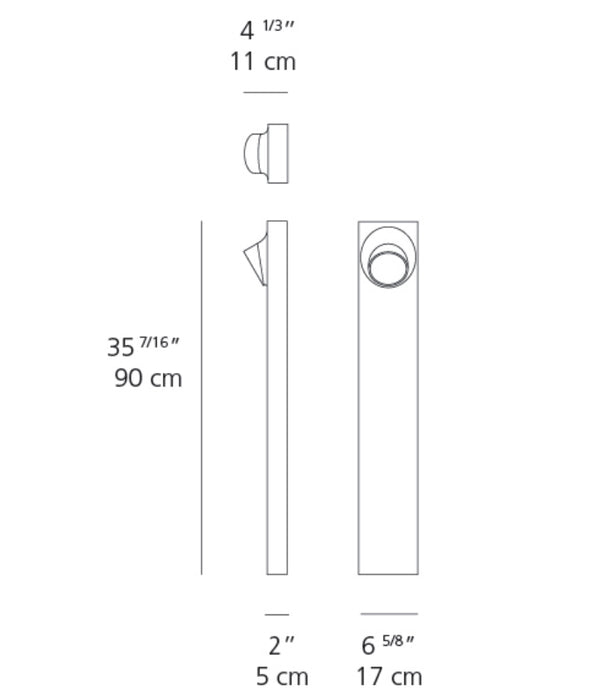 Artemide Ciclope 90 LED Outdoor Floor Lamp