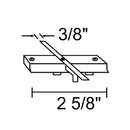 Juno T123 Recessed Trac Straight Connector