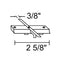 Juno T123 Recessed Trac Straight Connector