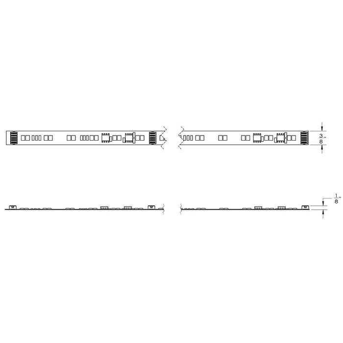 WAC T24-TW3-15-1850 InvisiLED Tunable White 15-ft 1800K-5000K CCT Adjustable Tape Light