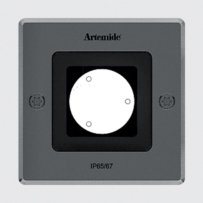 Artemide Ego 90 Driver-Over Square LED Recessed Outdoor