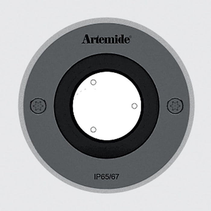 Artemide Ego 90 Driver-Over Round LED Recessed Outdoor