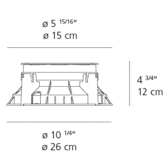 Artemide Ego 150 Driver-Over Round LED Recessed Outdoor