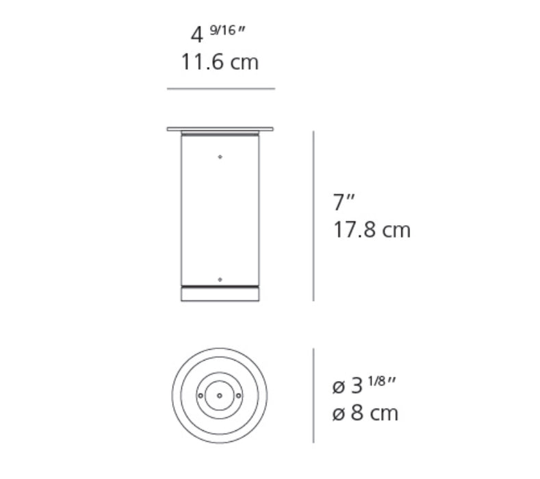 Artemide Calumet 8 LED Outdoor Ceiling Light