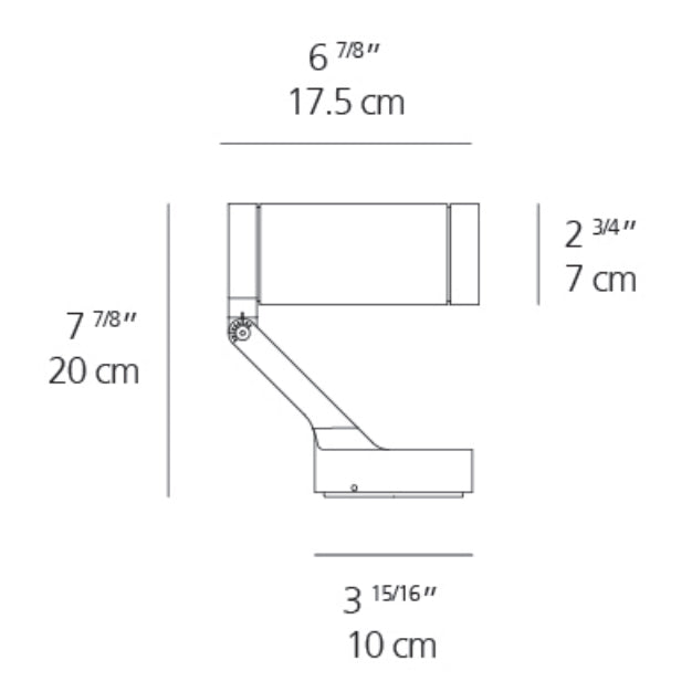 Artemide Obice 34° LED Outdoor Wall Light