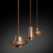 Bover Tibeta Set 3 3-lt 28" LED Pendant-Brilliant Copper/Copper Metal Mesh