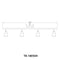 WAC TK-180504 Solo 4-lt Fixed Rail Ceiling and Wall Mount