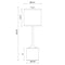 Alora Mood TL418726 Issa 1-lt 26" Tall Table Lamp