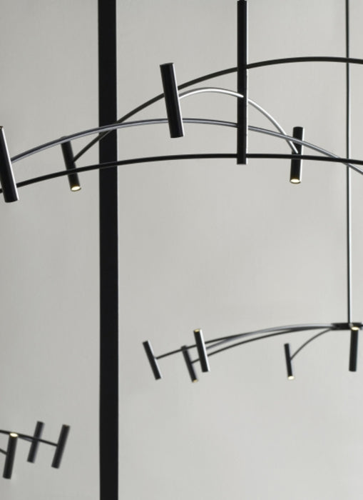 Tech 700ARL55 Aerial 18-lt 55" LED Chandelier