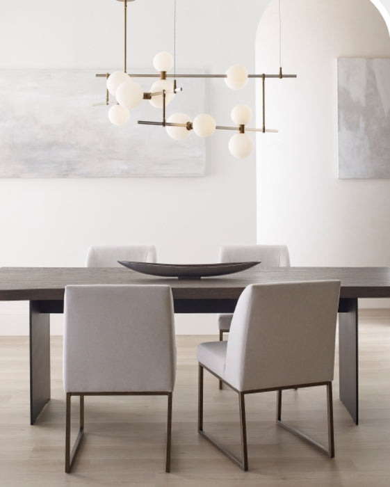 Modern rail chandelier best sale