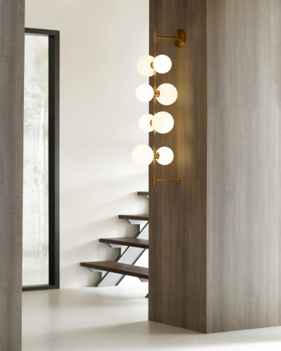 Tech 700MDWS3 ModernRail 8-lt 36" Tall LED Wall Light