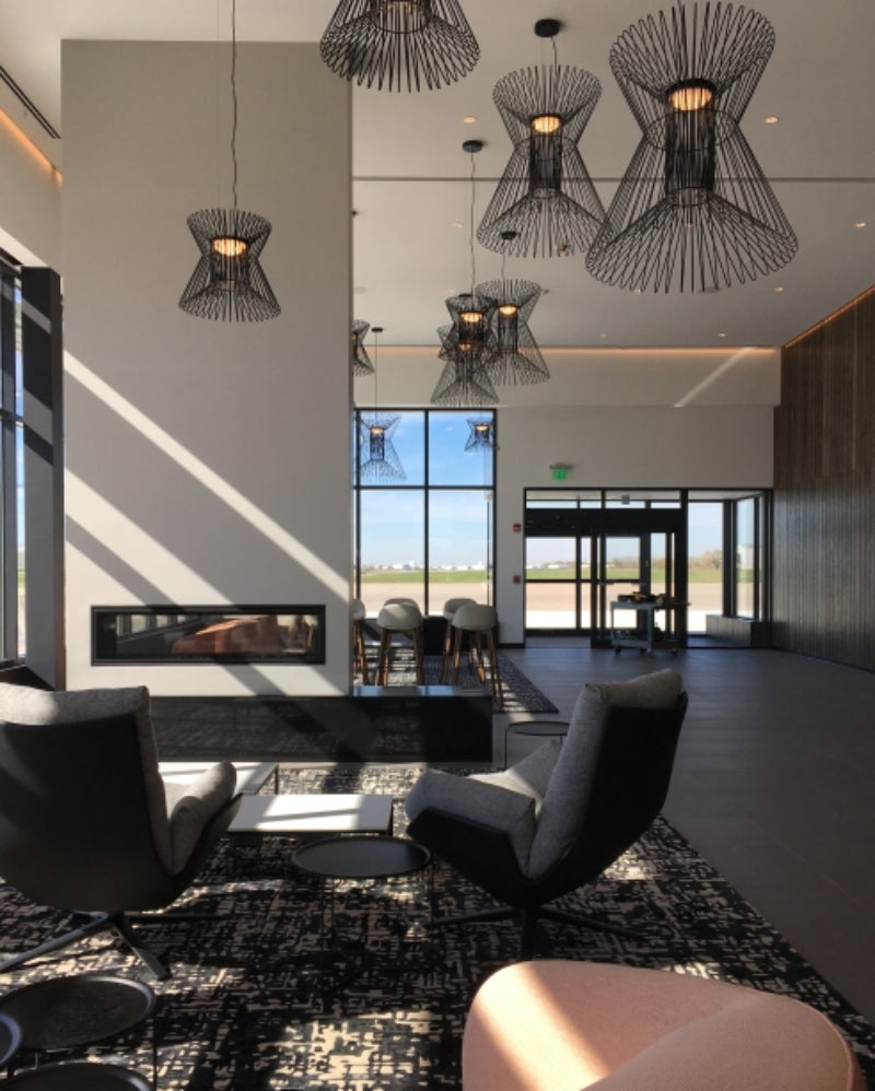 Visual Comfort 700TDSYRP Syrma 22" LED Line Voltage Pendant