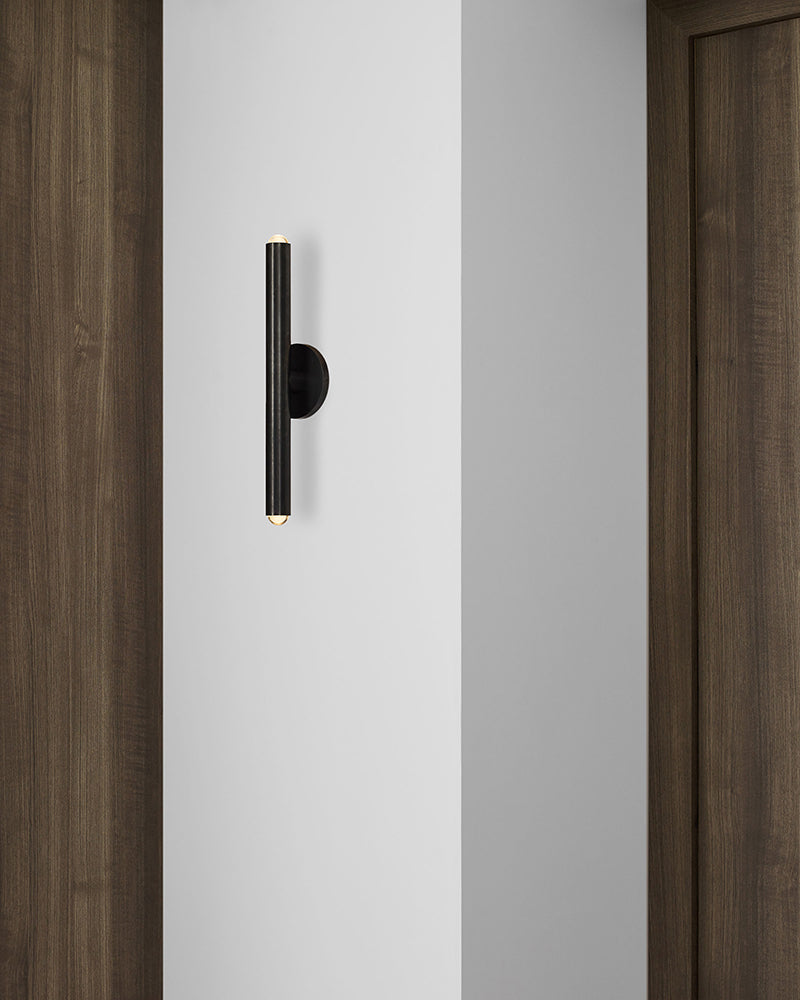 Visual Comfort 700WSEBL Ebell 2-lt 16" Tall LED Wall Sconce