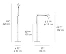 Artemide Tolomeo Classic LED Floor Lamp