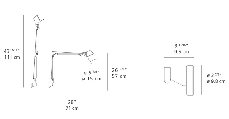 Artemide Tolomeo Mini Wall Light