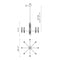 Alora CH335836 Torres 8-lt 36" Chandelier
