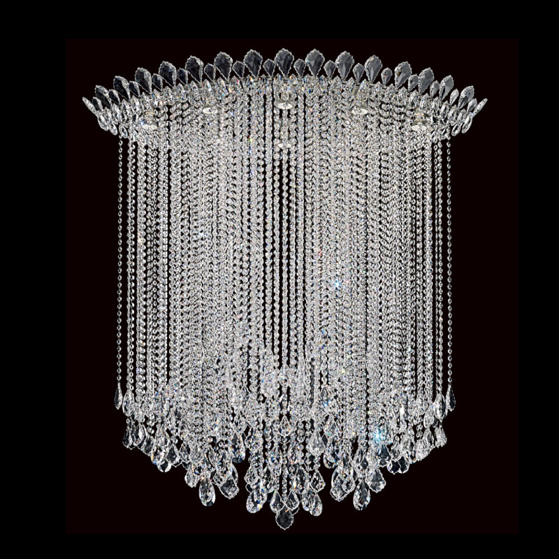 Schonbek TR4803 Trilliane Strands 8-lt 45" Flush Mount