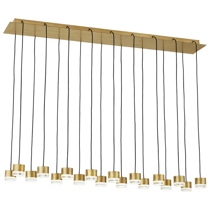 Tech 700TRSPGBL18 Gable 18-lt 45" LED Chandelier