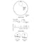 Axo UPUL1160 U-Light 63" LED Wall Sconce / Ceiling Light, 4" Extension