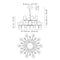 Axo USSPIL30 Spillray 30-lt 47" LED Chandelier