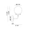 Matteo W58201 Particles 1-lt 12" Tall Wall Sconce