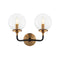 Matteo W58202 Particles 2-lt 14" Wall Sconce