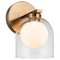 Matteo W60701 Derbishone 1-lt 8" Tall Wall Sconce