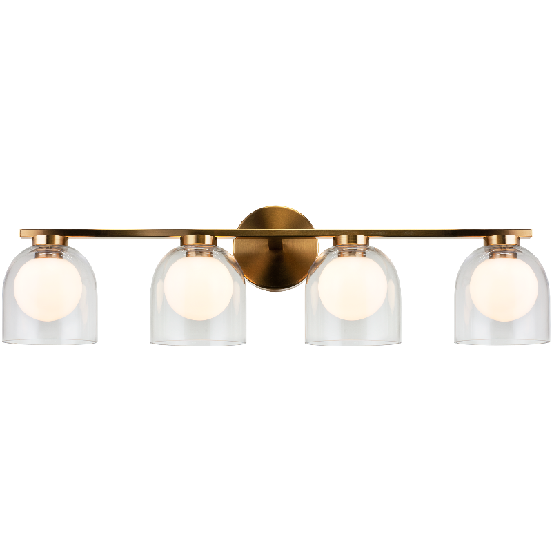 Matteo W60704 Derbishone 4-lt 29" Wall Sconce