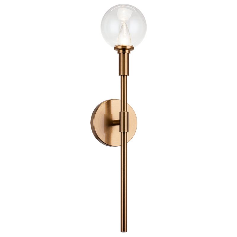 Matteo W64801 Candelstix 1-lt 22" Tall Wall Sconce