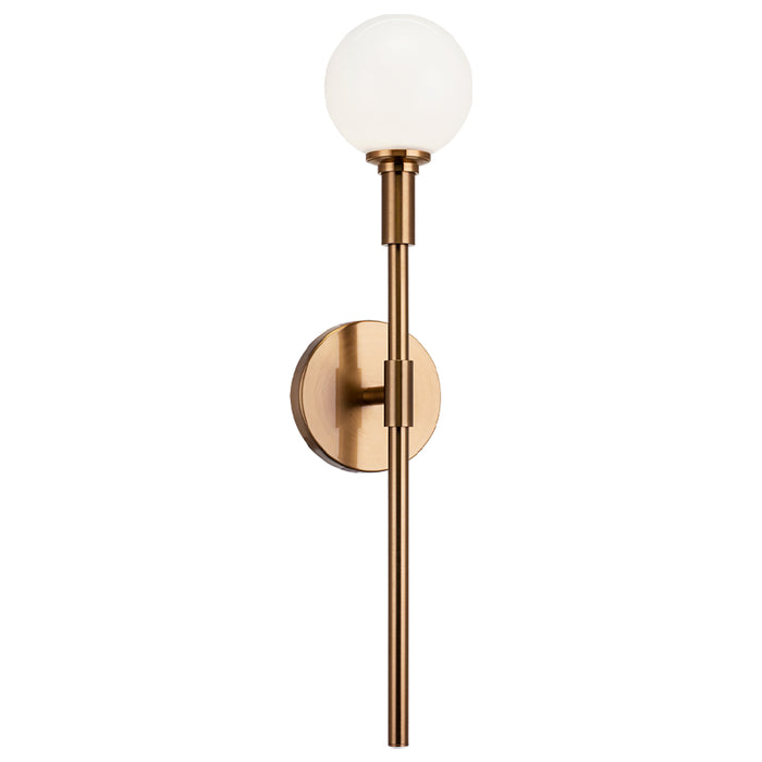 Matteo W64801 Candelstix 1-lt 22" Tall Wall Sconce