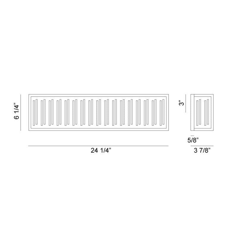 Matteo W67704 Goldenguild 4-lt 24" Wall Sconce