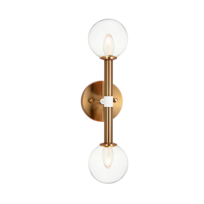 Matteo W75312 Stellar 2-lt 18" Tall Wall Sconce