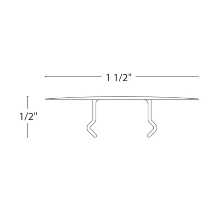 WAC W8-COV W System Track Cover