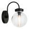 Matteo W84001 Ridge 1-lt 9" Tall Wall Sconce