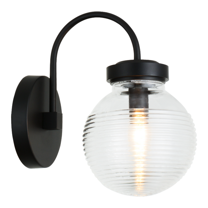 Matteo W84001 Ridge 1-lt 9" Tall Wall Sconce