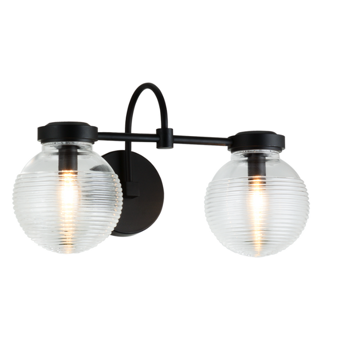 Matteo W84002 Ridge 2-lt 17" Wall Sconce