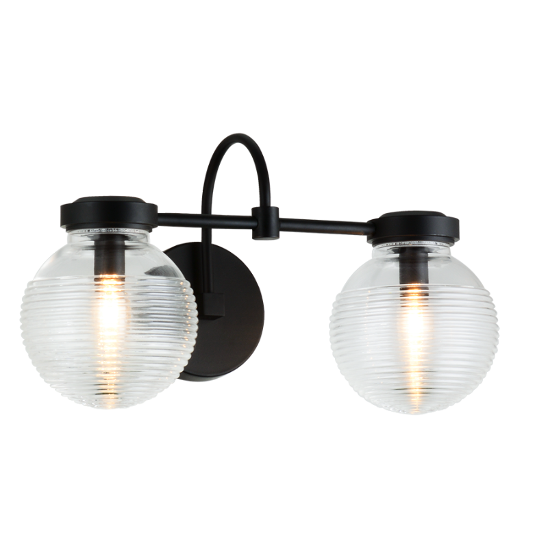 Matteo W84002 Ridge 2-lt 17" Wall Sconce