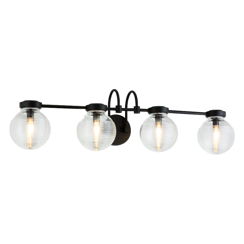 Matteo W84004 Ridge 4-lt 34" Wall Sconce