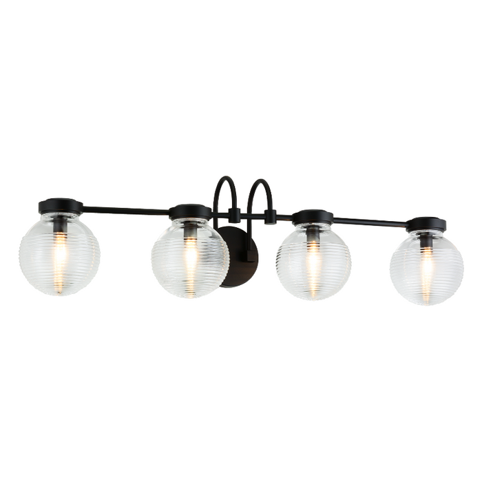 Matteo W84004 Ridge 4-lt 34" Wall Sconce