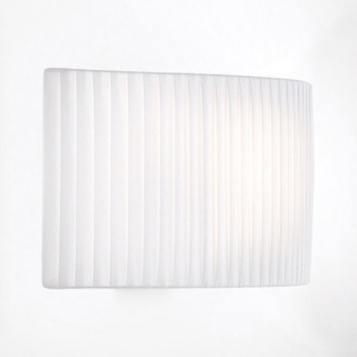Bover Wall Street 45 1-lt 18" Wall Sconce-White Translucent Ribbon