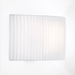 Bover Wall Street 45 1-lt 18" Wall Sconce-White Translucent Ribbon