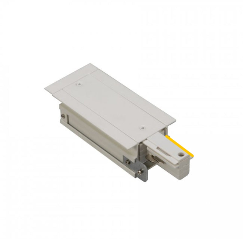 WAC WEDL-RT W System Flanged Recessed Live End Connector - Left, 120V
