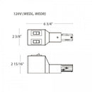 WAC WEDL-5A W System Track Current Limiter - Left, 120V