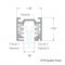 WAC WHT4 W System 4-ft Surface Mount Track, 277V