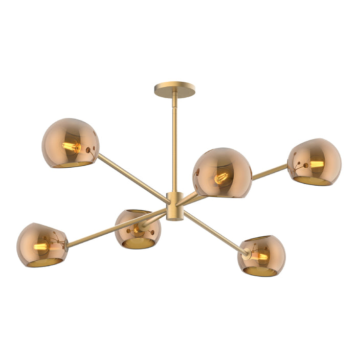 Alora Mood CH548637 Willow 6-lt 37" Chandelier