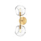 Alora Mood WV548217 Willow 2-lt 17" Wall Sconce