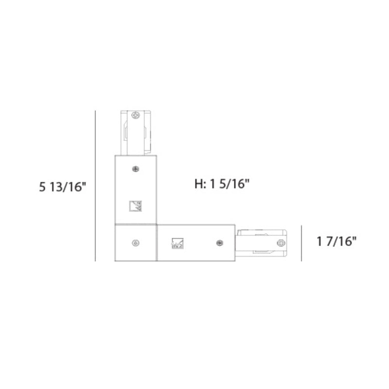WAC WHLLC W System "L" Connector - Left, 277V