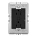 Adorne WNAR153 15A Smart Outlet with Netatmo Plus Size - Graphite